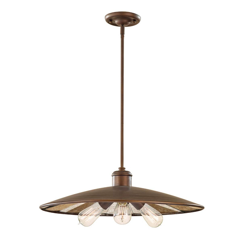 Duża lampa wisząca Urban Renewal - 3 źródła światła - Gwieździsty brąz FE-URBANRWL-3P-E
