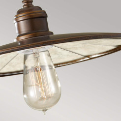 Lampa wisząca Urban Renewal - 1 źródło światła - Gwieździsty brąz FE-URBANRWL-P-E