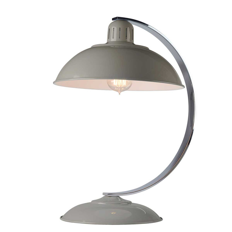 Lampa stołowa Franklin - 1 źródło światła - Szary FRANKLIN-GREY