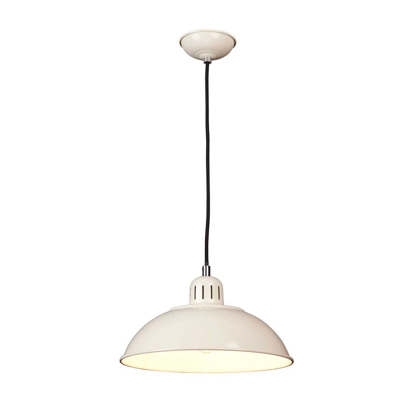 Lampa wisząca Franklin - 1 źródło światła - Kremowy FRANKLIN-P-CR