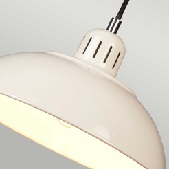 Lampa wisząca Franklin - 1 źródło światła - Kremowy FRANKLIN-P-CR