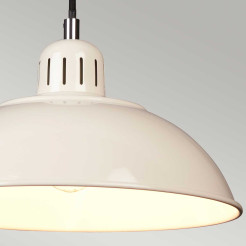 Lampa wisząca Franklin - 1 źródło światła - Kremowy FRANKLIN-P-CR