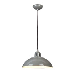 Lampa wisząca Franklin - 1 źródło światła - Szary FRANKLIN-P-GY