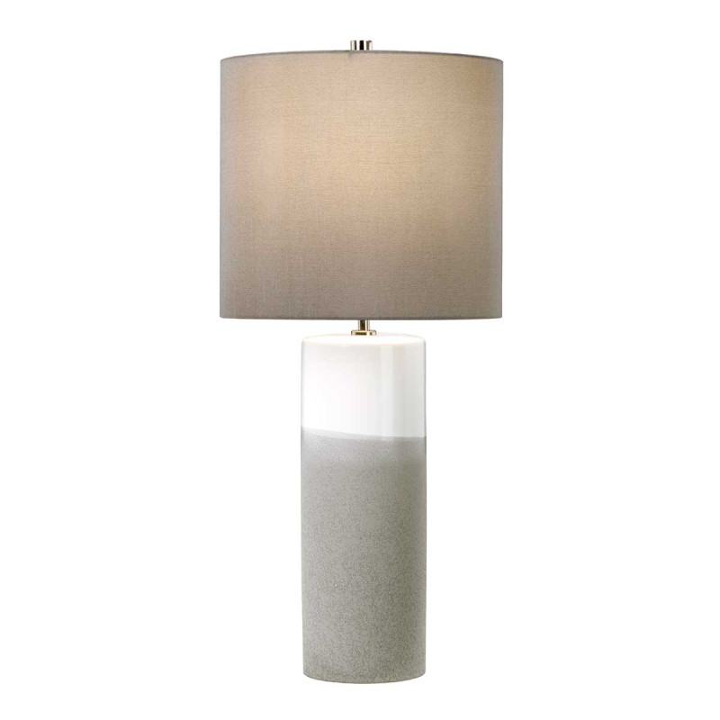 Lampa stołowa Fulwell - 1 źródło światła - Biały, szary FULWELL-TL