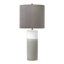 Lampa stołowa Fulwell - 1 źródło światła - Biały, szary FULWELL-TL