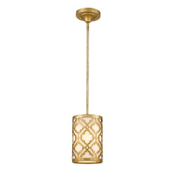 Mała lampa wisząca Arabella - 1 źródło światła - Postarzane złoto GN-ARABELLA-MP