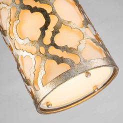 Mała lampa wisząca Arabella - 1 źródło światła - Postarzane złoto GN-ARABELLA-MP