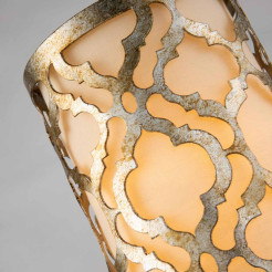 Mała lampa wisząca Arabella - 1 źródło światła - Postarzane złoto GN-ARABELLA-MP