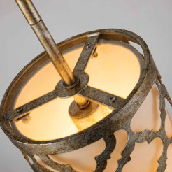 Mała lampa wisząca Arabella - 1 źródło światła - Postarzane złoto GN-ARABELLA-MP