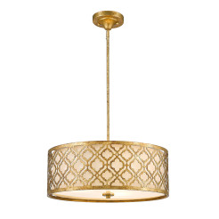 Lampa wisząca Arabella - 3 źródła światła - Postarzane złoto GN-ARABELLA-P-L