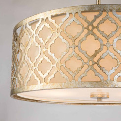 Lampa wisząca Arabella - 3 źródła światła - Postarzane złoto GN-ARABELLA-P-L