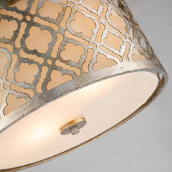 Średnia lampa wisząca Arabella - 2 źródła światła - Postarzane złoto GN-ARABELLA-P-M