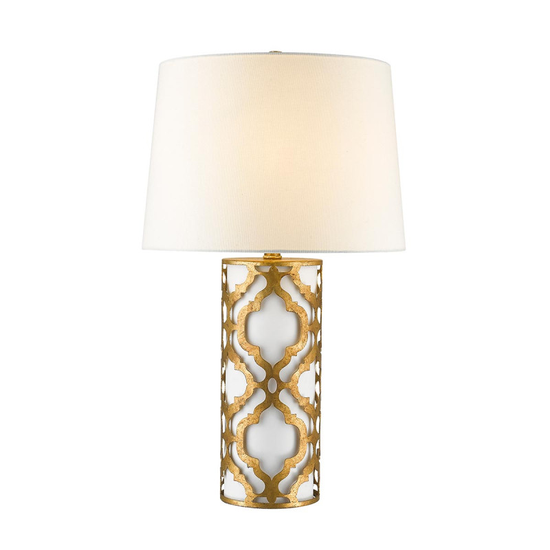 Lampa stołowa Arabella - 1 źródło światła - Postarzane złoto GN-ARABELLA-TL-G