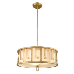 Lampa wisząca Lemuria - 3 źródła światła - Postarzane złoto GN-LEMURIA-P-L