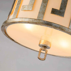 Średnia lampa wisząca Lemuria - 2 źródła światła - Postarzane złoto GN-LEMURIA-P-M