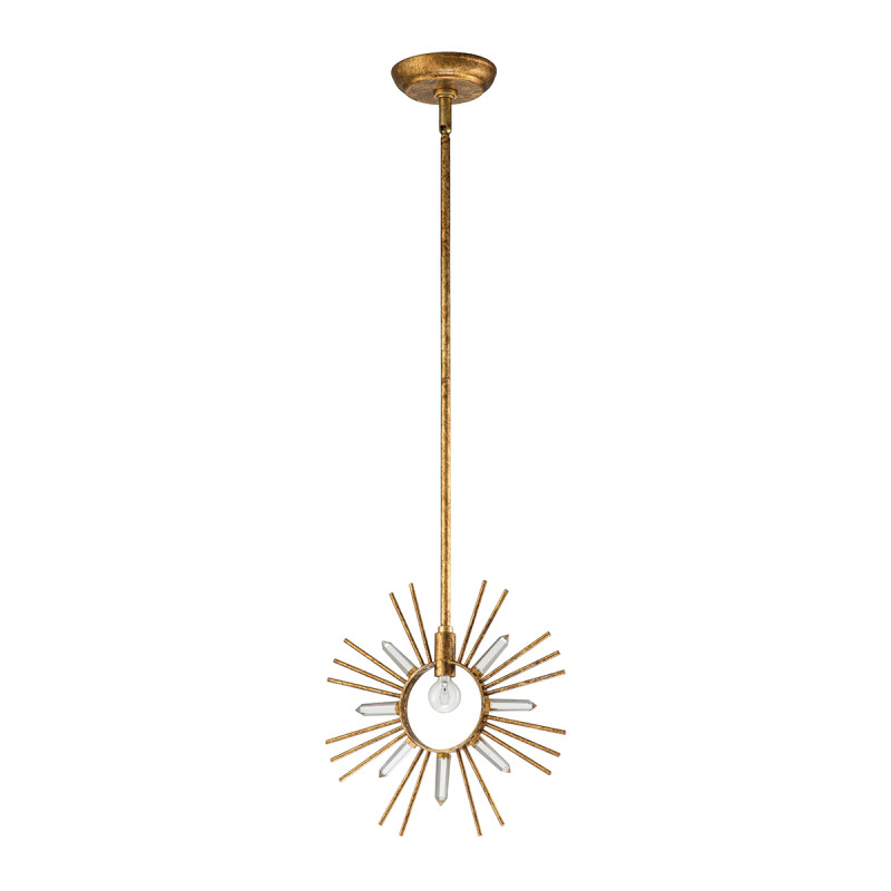 Lampa wisząca Sun King - 1 źródło światła - Złoty GN-SUN-KING-P-G