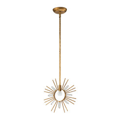Lampa wisząca Sun King - 1 źródło światła - Złoty GN-SUN-KING-P-G