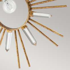 Lampa wisząca Sun King - 1 źródło światła - Złoty GN-SUN-KING-P-G