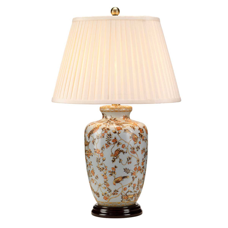 Lampa stołowa Gold Birds - 1 źródło światła - Jasnoniebieski, wielokolorowy GOLD-BIRDS-TL
