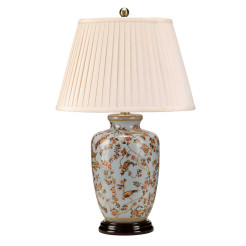 Lampa stołowa Gold Birds - 1 źródło światła - Jasnoniebieski, wielokolorowy GOLD-BIRDS-TL