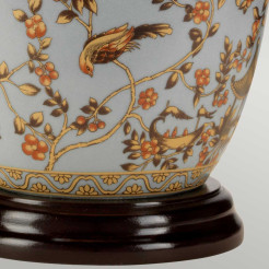 Lampa stołowa Gold Birds - 1 źródło światła - Jasnoniebieski, wielokolorowy GOLD-BIRDS-TL