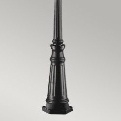 Latarnia uliczna Grampian - 1 źródło światła - Czarny GP1-BLACK