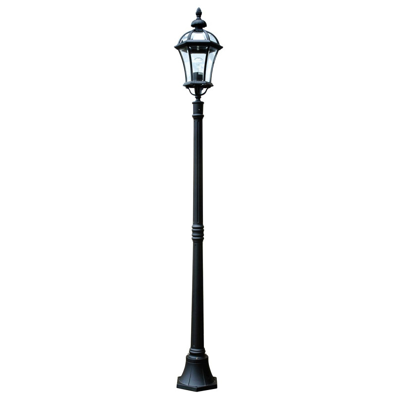 Latarnia uliczna Ledbury - 1 źródło światła - Czarny GZH-LB5