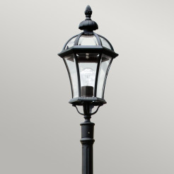 Latarnia uliczna Ledbury - 1 źródło światła - Czarny GZH-LB5