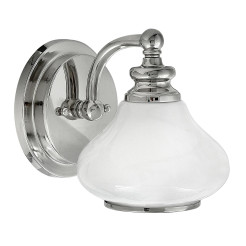 Kinkiet Ainsley - 1 źródło światła - Polerowany chrom HK-AINSLEY1-BATH