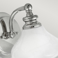 Kinkiet Ainsley - 1 źródło światła - Polerowany chrom HK-AINSLEY1-BATH