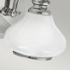 Kinkiet Ainsley - 1 źródło światła - Polerowany chrom HK-AINSLEY1-BATH