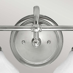 Kinkiet Ainsley - 2 źródła światła - Polerowany chrom HK-AINSLEY2-BATH