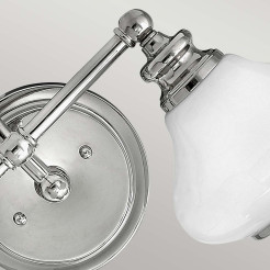 Kinkiet Ainsley - 2 źródła światła - Polerowany chrom HK-AINSLEY2-BATH