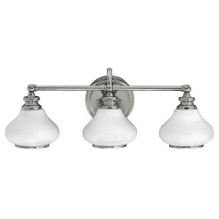 Kinkiet Ainsley - 3 źródła światła - Polerowany chrom HK-AINSLEY3-BATH