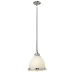Średnia lampa wisząca Amelia - 1 źródło światła - Chrom HK-AMELIA-P-M-CM