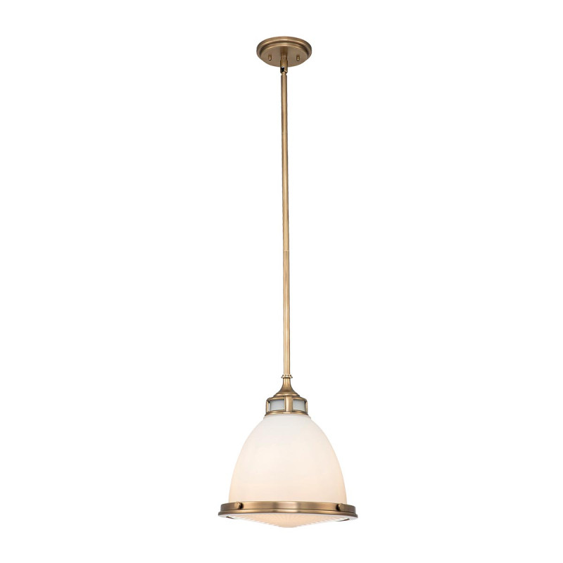 Średnia lampa wisząca Amelia - 1 źródło światła - Klasyczny mosiądz HK-AMELIA-P-M-HB