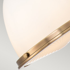 Średnia lampa wisząca Amelia - 1 źródło światła - Klasyczny mosiądz HK-AMELIA-P-M-HB