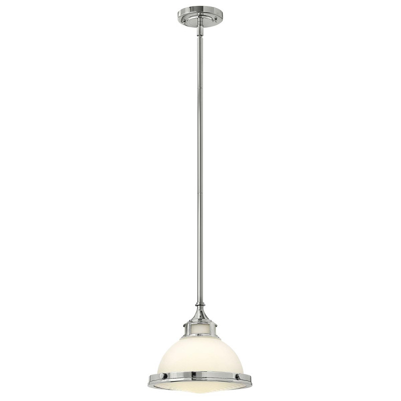 Mała lampa wisząca Amelia - 1 źródło światła - Chrom HK-AMELIA-P-S-CM