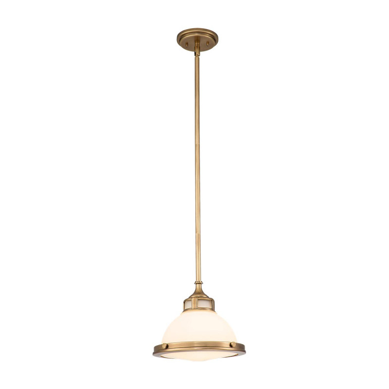 Mała lampa wisząca Amelia - 1 źródło światła - Klasyczny mosiądz HK-AMELIA-P-S-HB