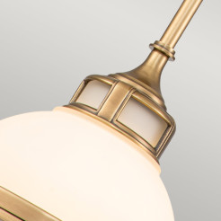 Mała lampa wisząca Amelia - 1 źródło światła - Klasyczny mosiądz HK-AMELIA-P-S-HB
