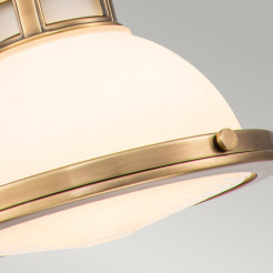Mała lampa wisząca Amelia - 1 źródło światła - Klasyczny mosiądz HK-AMELIA-P-S-HB