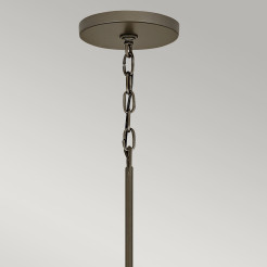 Lampa wisząca Astrid - 11 źródeł światła - Matowy brąz, złoty HK-ASTRID-11P