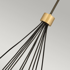 Lampa wisząca Astrid - 11 źródeł światła - Matowy brąz, złoty HK-ASTRID-11P
