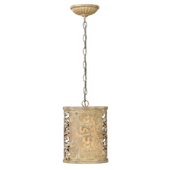 Mała lampa wisząca Carabel - 1 źródło światła - Szampański HK-CARABEL-P-A