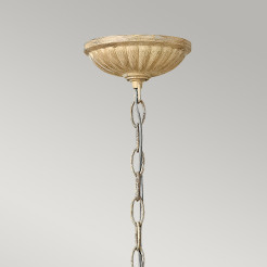 Mała lampa wisząca Carabel - 1 źródło światła - Szampański HK-CARABEL-P-A