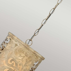 Mała lampa wisząca Carabel - 1 źródło światła - Szampański HK-CARABEL-P-A