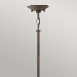 Lampa wisząca Carson - 1 źródło światła - Vintage żelazo HK-CARSON-P