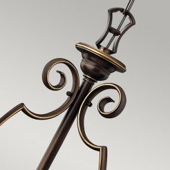 Żyrandol Cello - 6 źródeł światła - Antyczny brąz HK-CELLO6