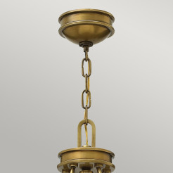 Żyrandol Collier - 5 źródeł światła - Klasyczny mosiądz HK-COLLIER5