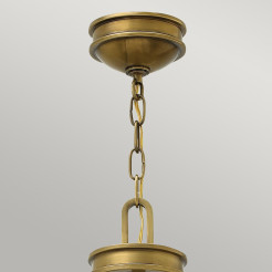 Lampa wisząca Collier - 4 źródła światła - Klasyczny mosiądz HK-COLLIER-P